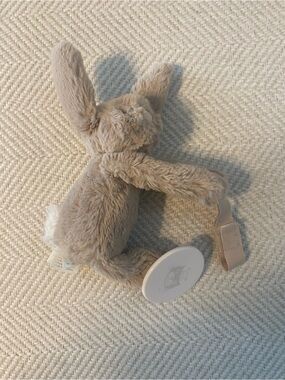 Jellycat Bunny Pacifier Toy with Clip